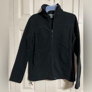 Women’s Natural Reflections Bass Pro Black Soft Fleece coat Size Small
